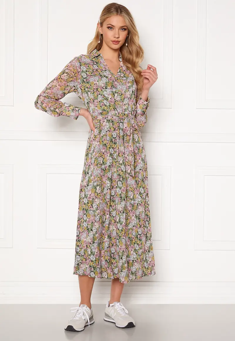 Ellie L/S Midi Dress Wvn