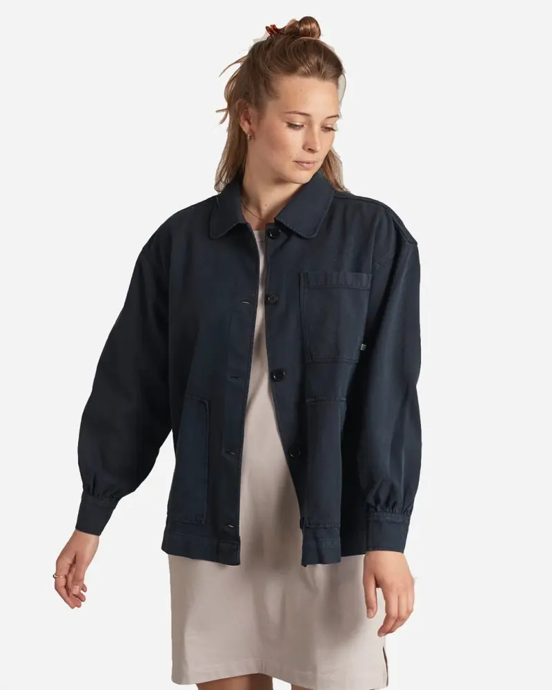Elsa Overshirt - Dark Navy
