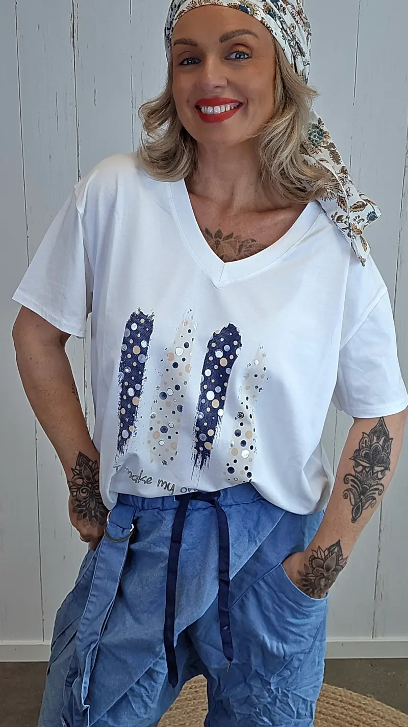 Elsa t-skjorte hvit