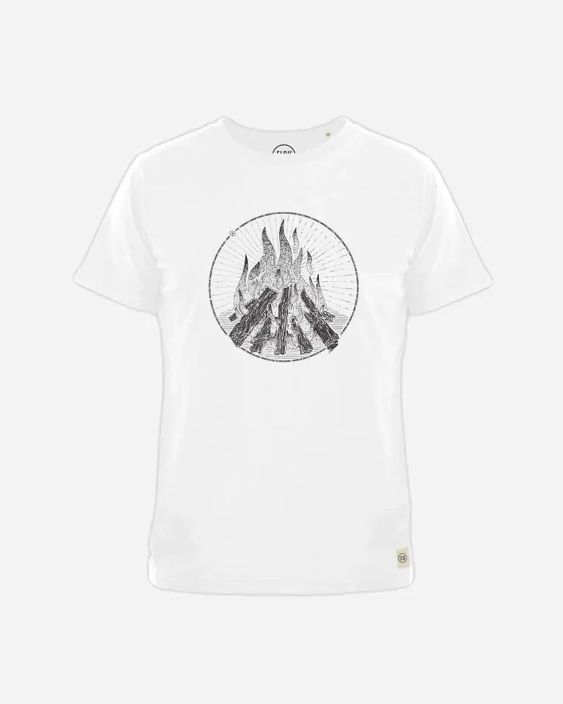 ELSK® BAAL BRUSHED MEN'S TEE  - OPTIC WHITE