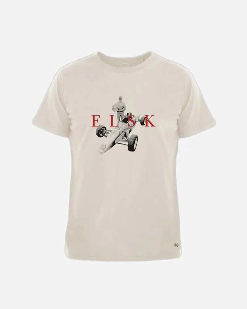 ELSK® FORMEL FORD BRUSHED T-SHIRT - VAPOR GREY