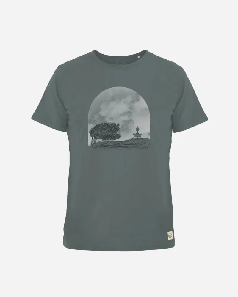 Elsk Karbak Brushed Tee - Dark Shadow