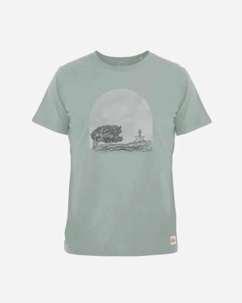 Elsk Karbak Brushed Tee - Dusty Green