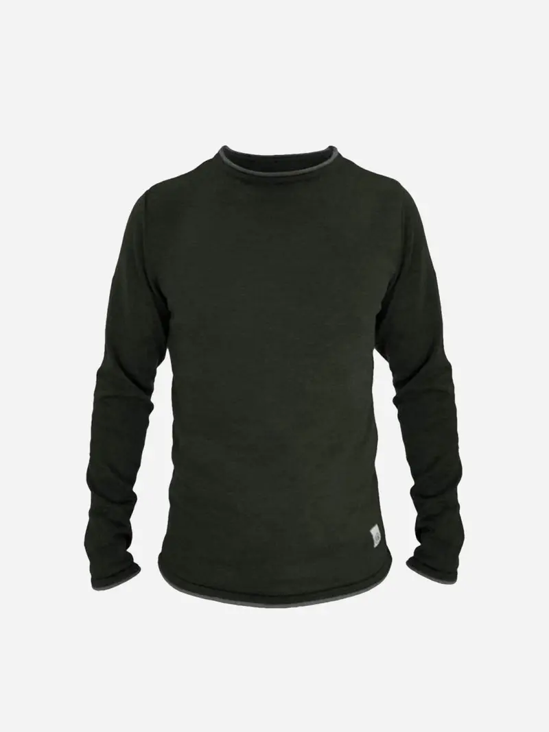 ELSK® LØNNERUP MEN'S KNIT - GREEN/GREY