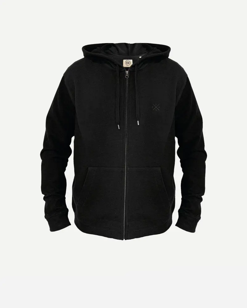 ELSK MEN'S HEMP HOODIE - Black