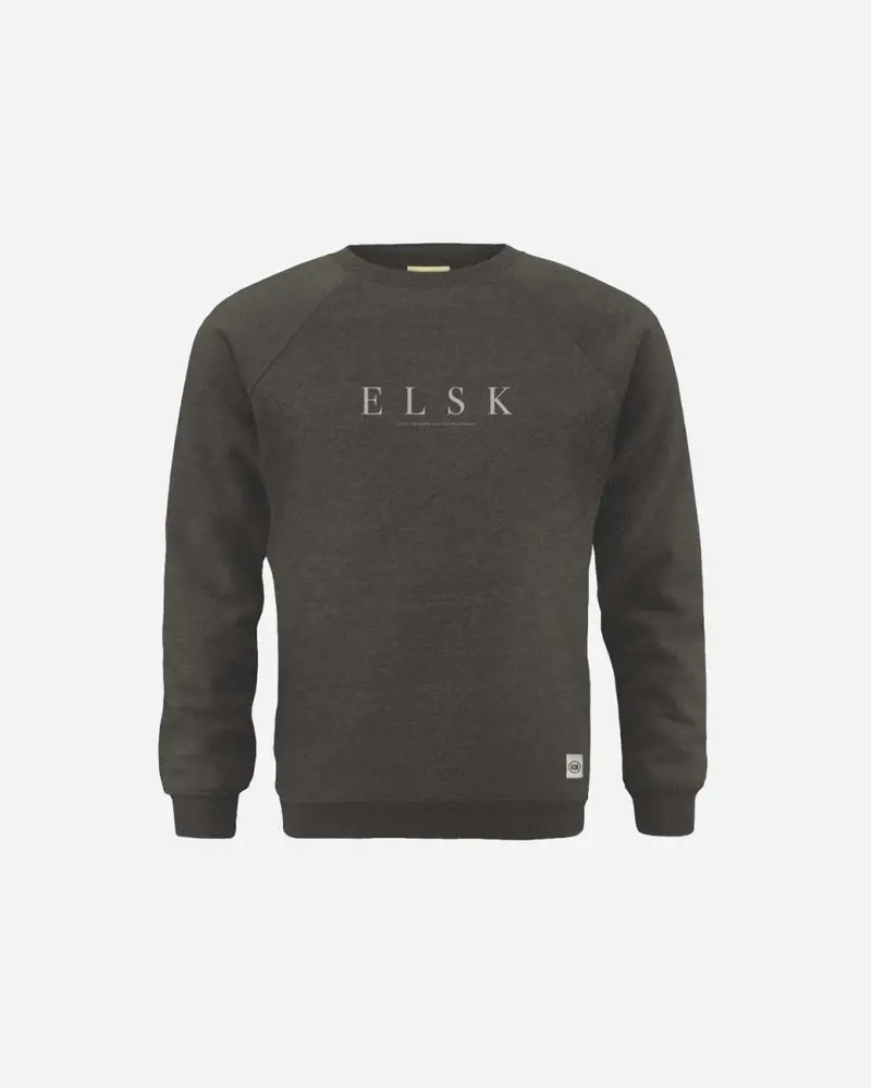 ELSK PURE TÆRS MEN'S CREWNECK - PIRATE BLACK
