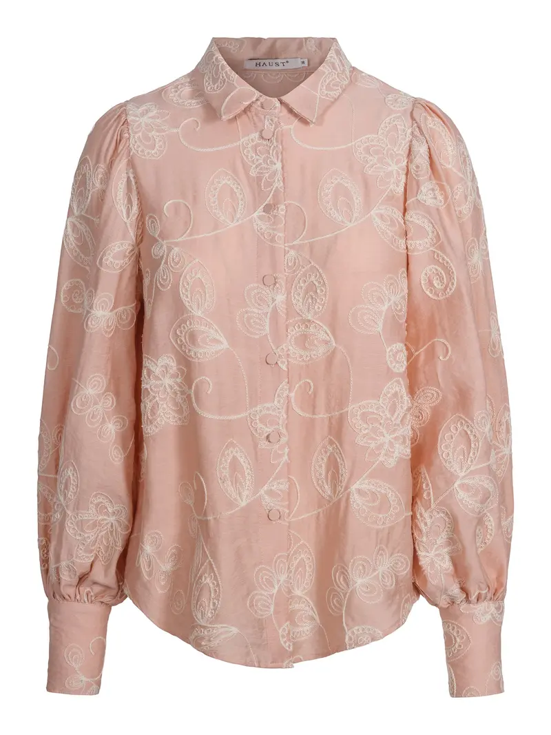 Embr feminine blouse Dusty Rose