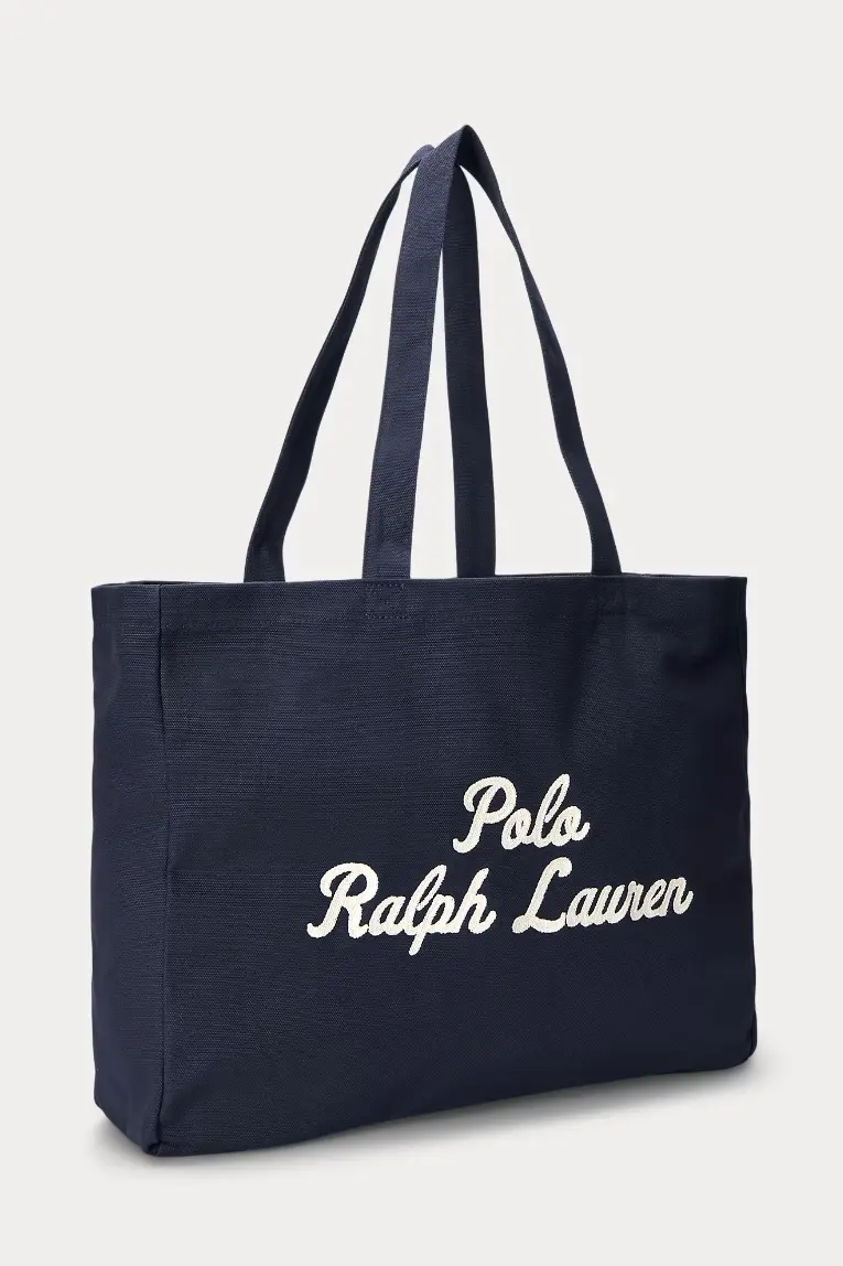 Embroidered Canvas Tote Large