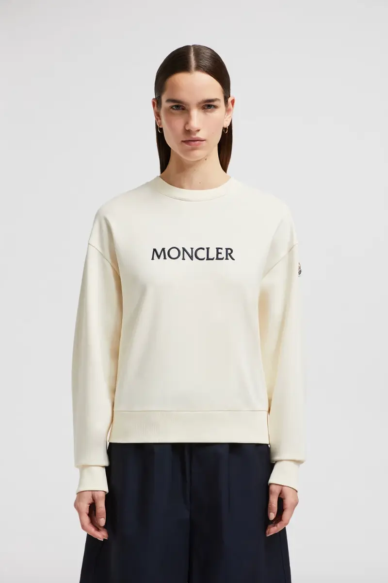 Embroidered Tonal Logo Sweatshirt