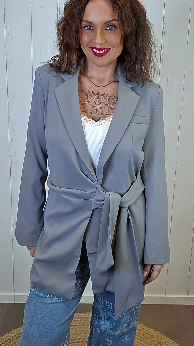 Emilie blazer grå