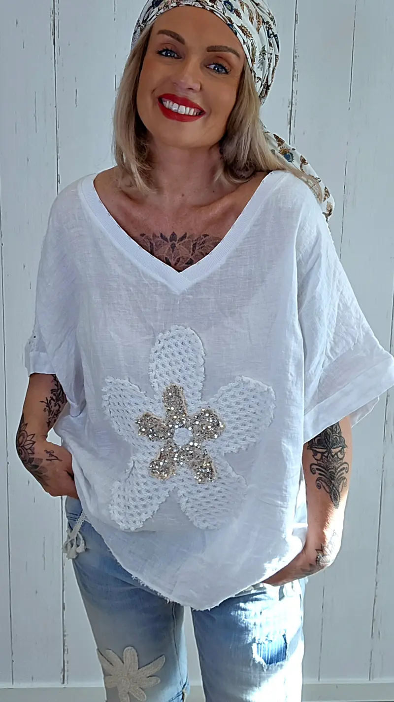 Emilie Lin Topp hvit