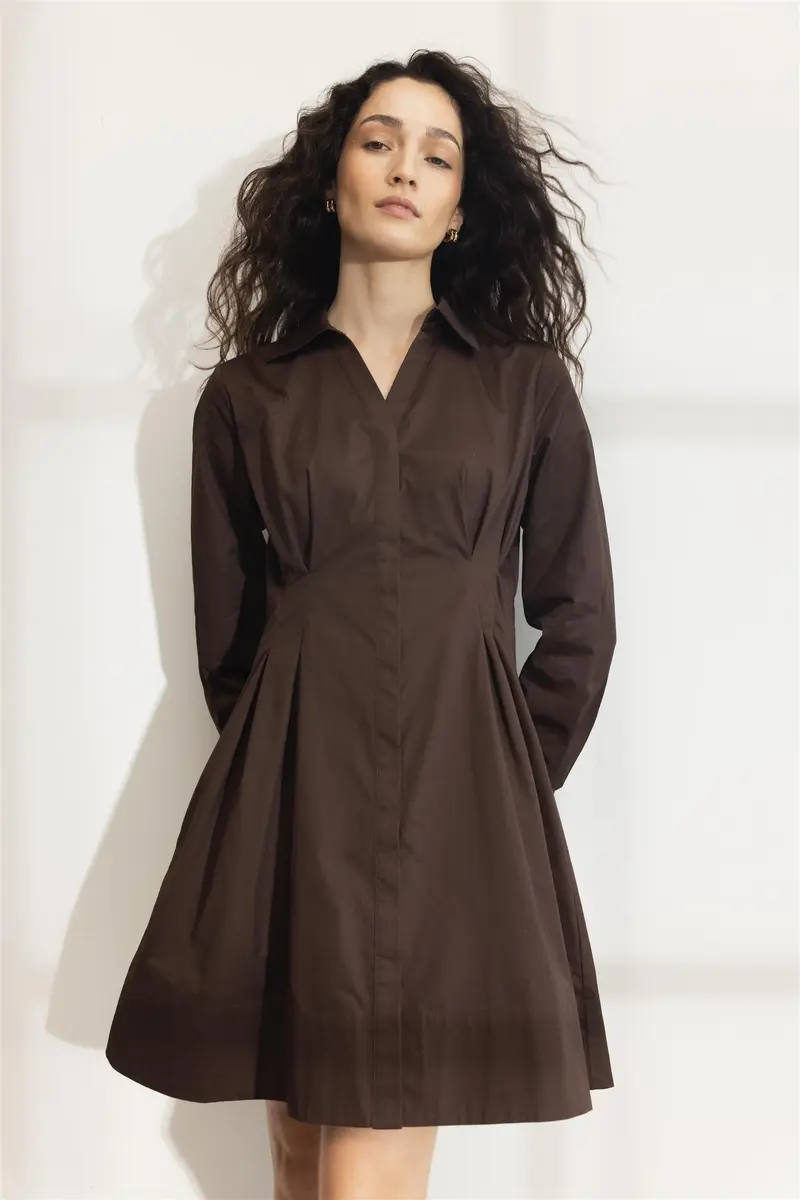 Emira Dress Brown
