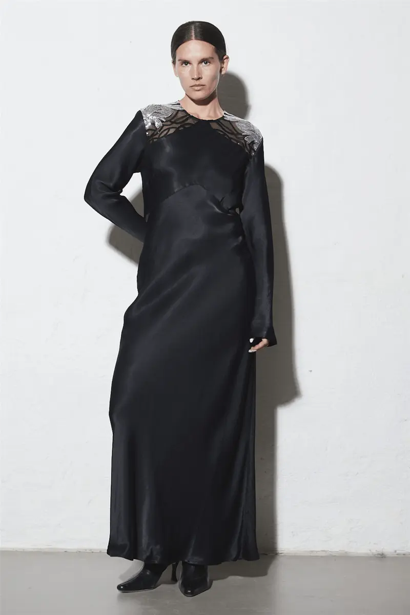 Envelope Dress Black