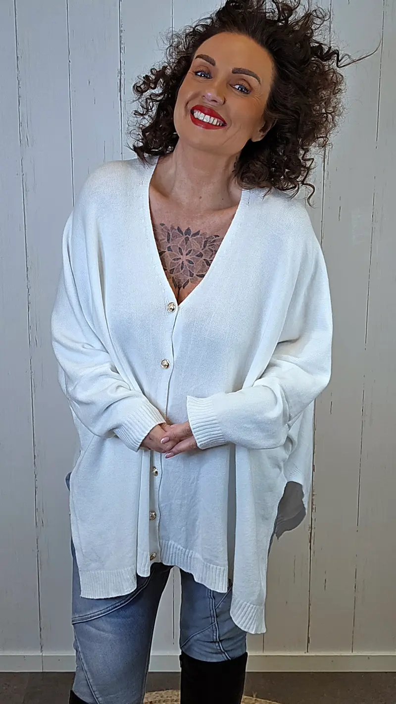 Enya cardigan hvit