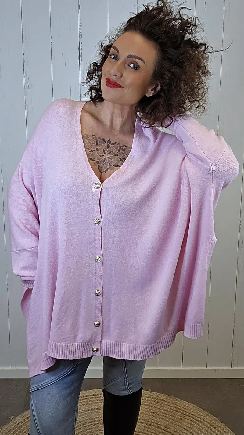 Enya cardigan lys rosa
