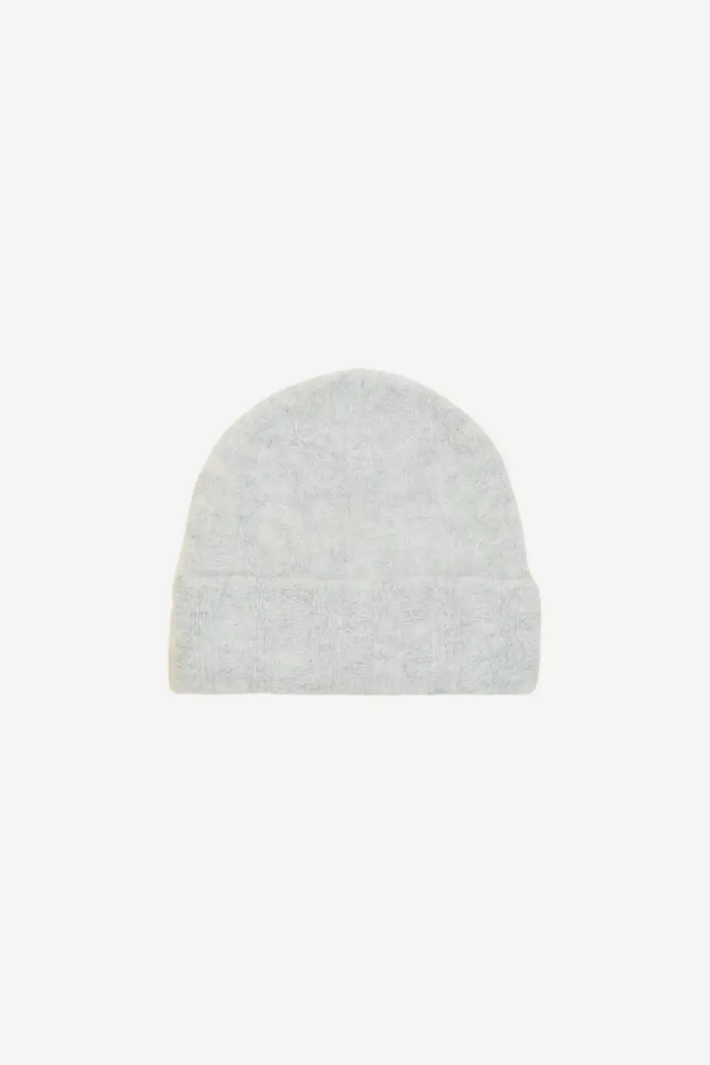 Erica Fluffy Beanie Lt. Grey