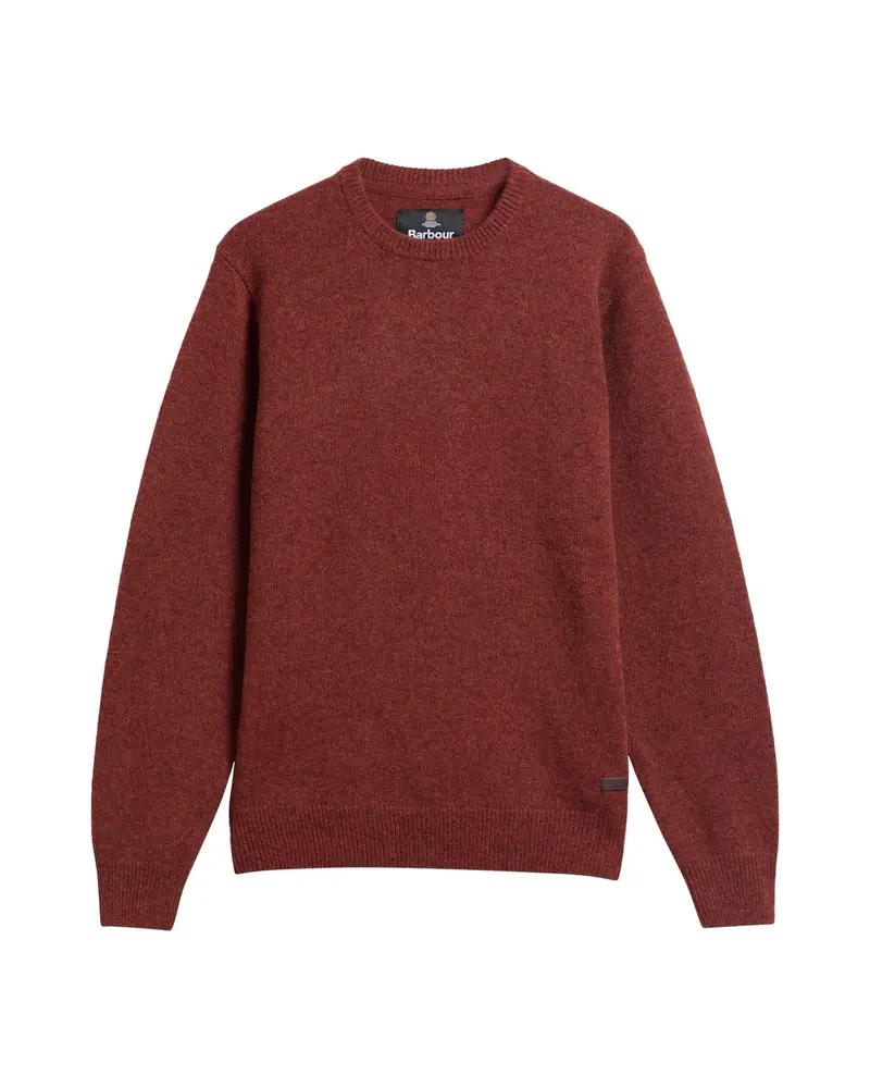 Essential Crew-Neck Jumper – Russet