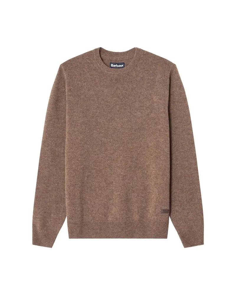 Essential Crew-Neck Jumper – Washed Stone