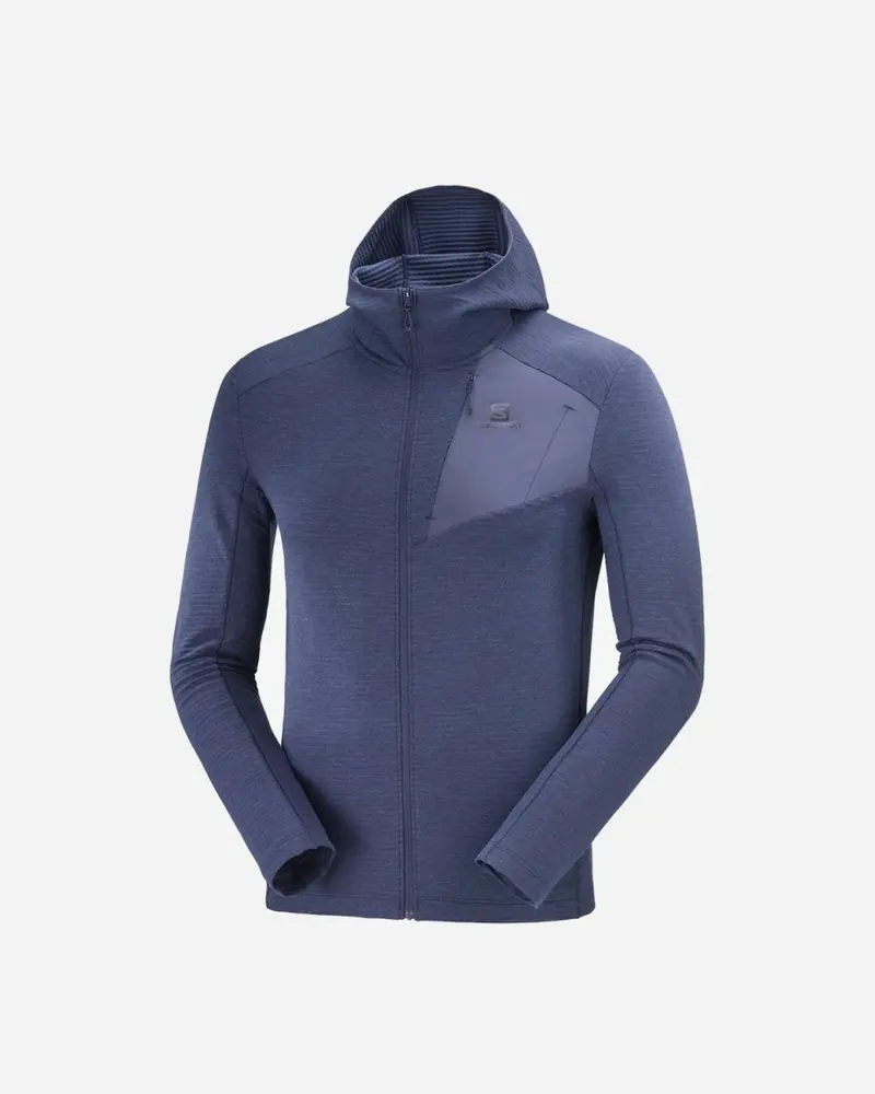Essential Lightwarm Hooded - Mood Indigo