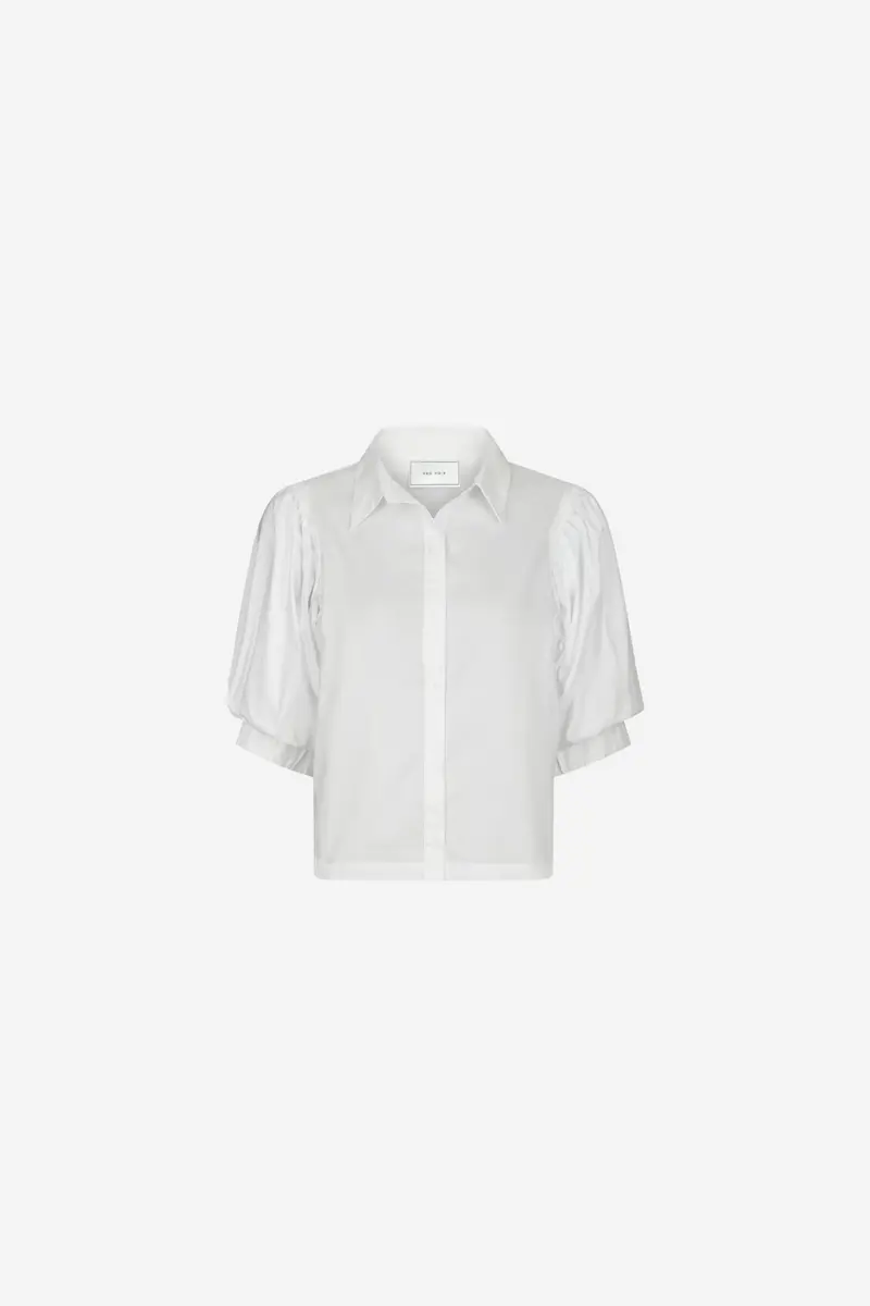 Etta Poplin Shirt White