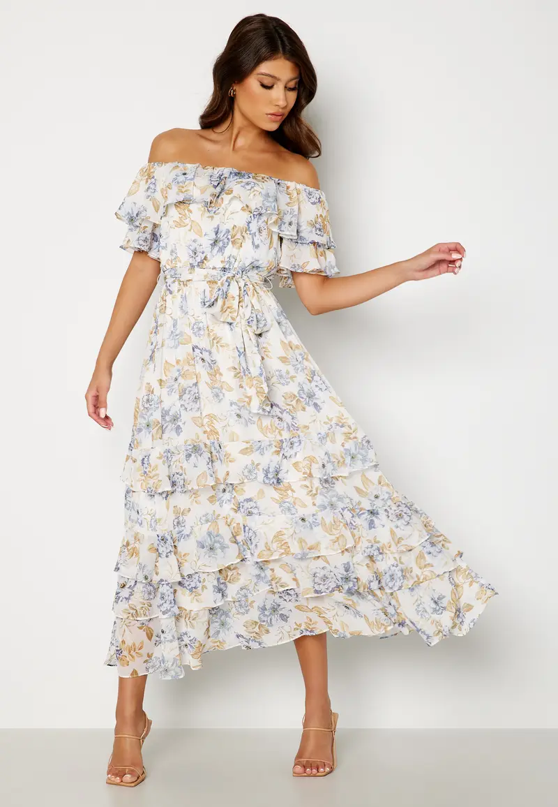 Eugina Off Shoulder Maxi Dress
