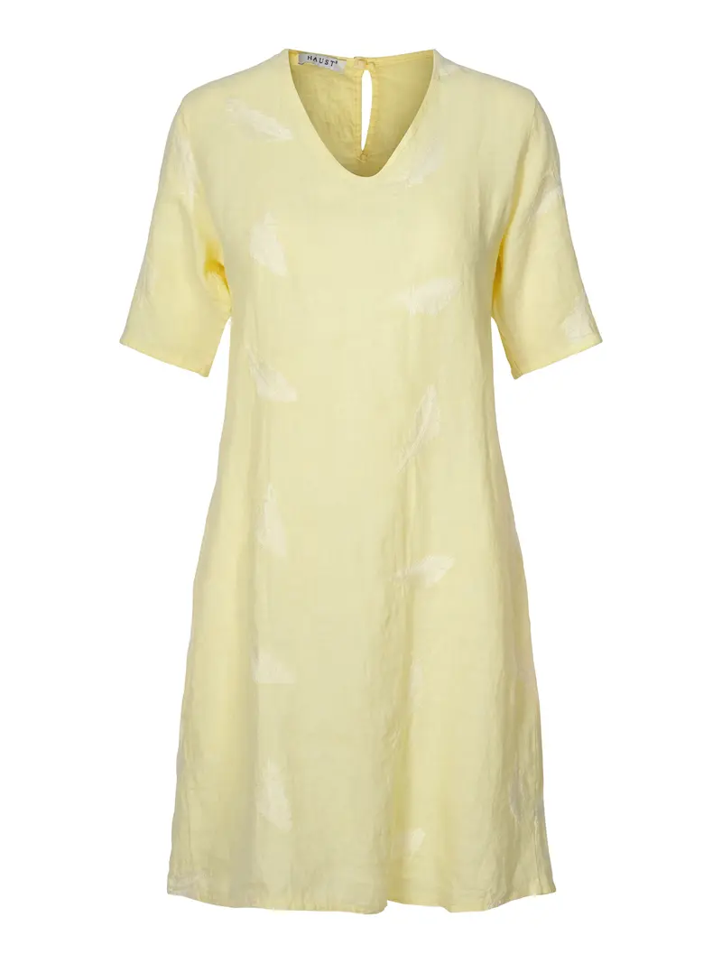 Everyday linen dress Yellow