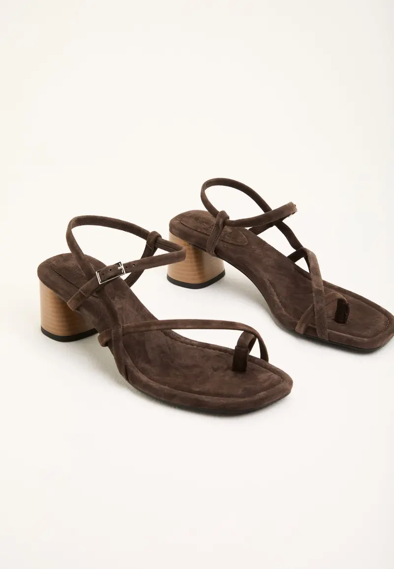 Evie Suede Sandal