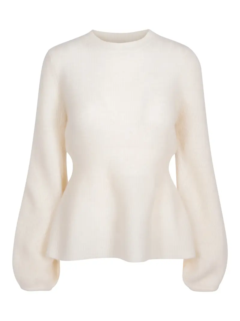 Exclusive luxury pullover Krem