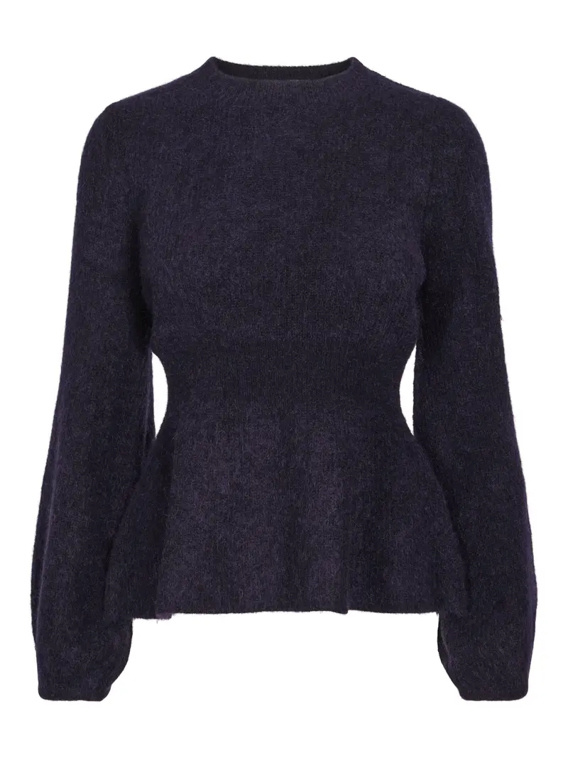 Exclusive luxury pullover Marineblå