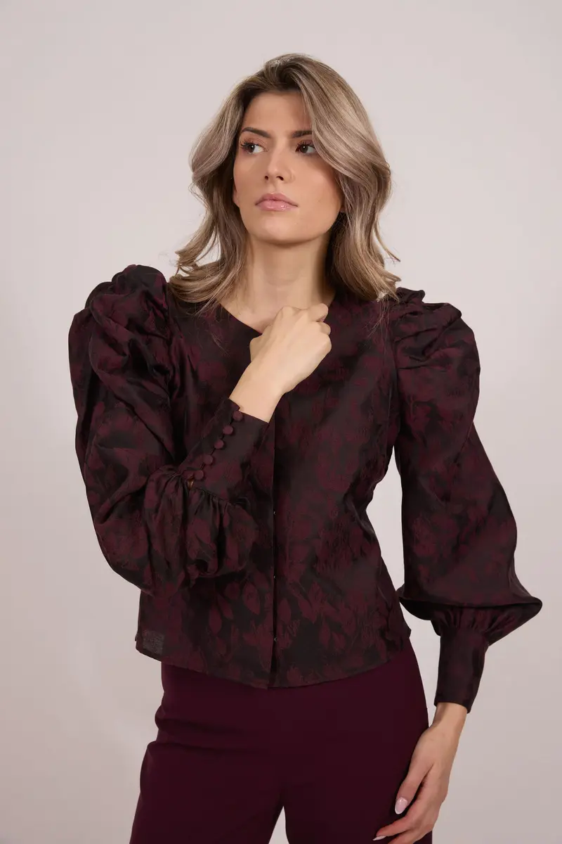 Fab blouse Deep Burgundy