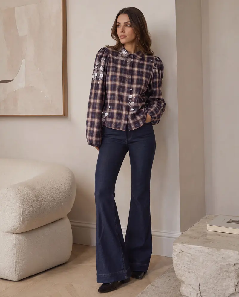 Fab checked blouse Checked