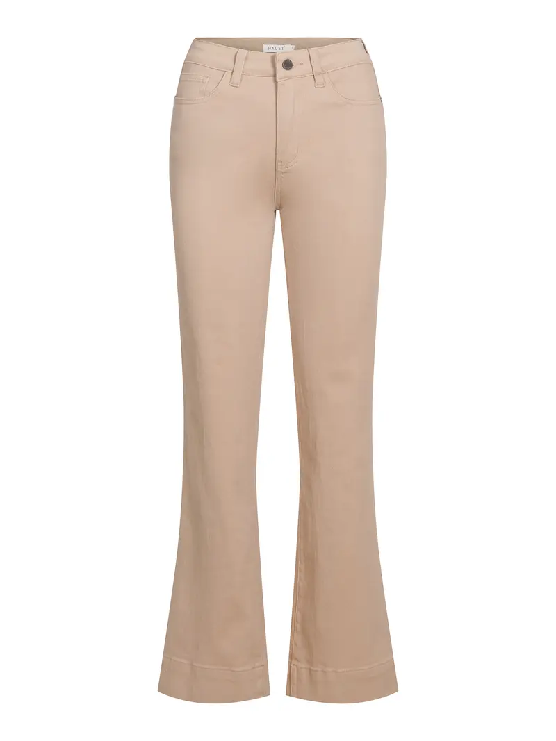 FANNY - Casual stretch twill trouser 79 cm Sand