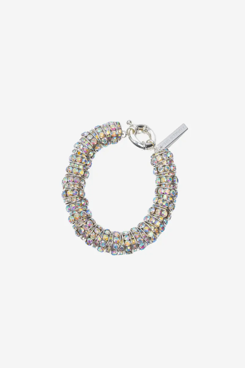 Fat Diamond Bracelet Silver