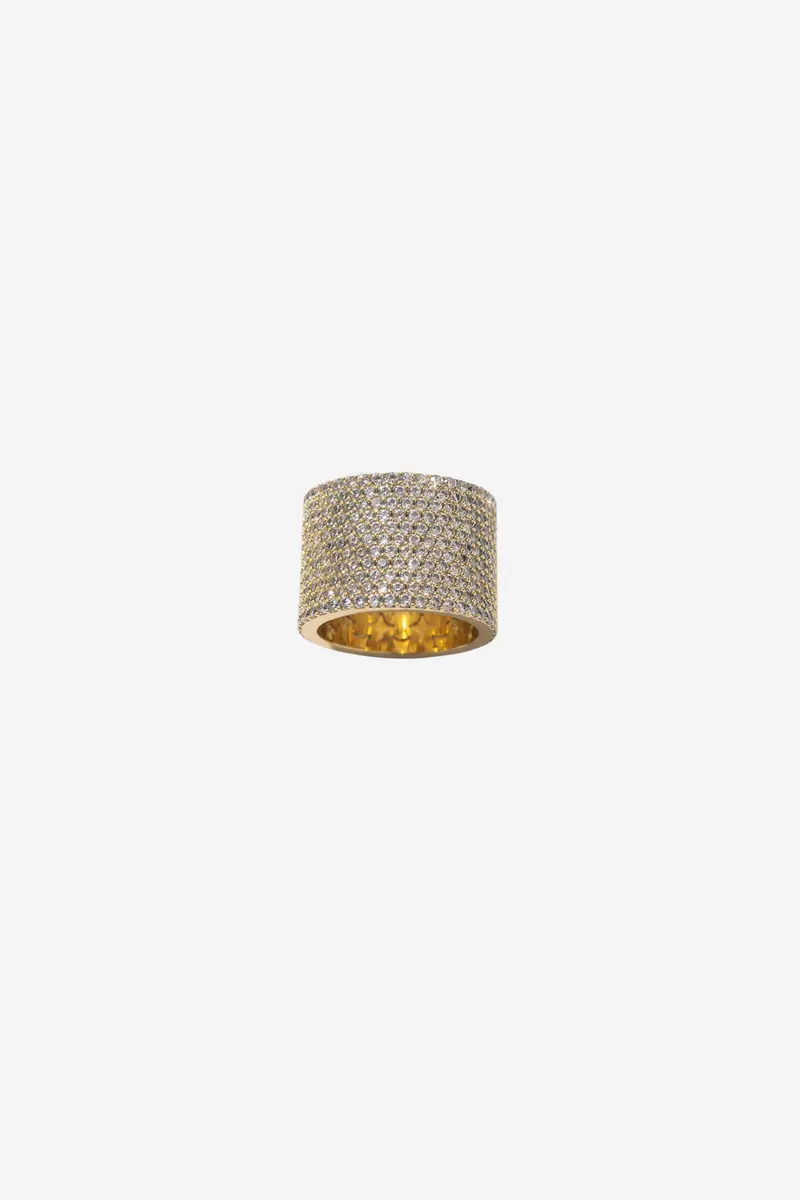 Fat Diamond Ring Gold