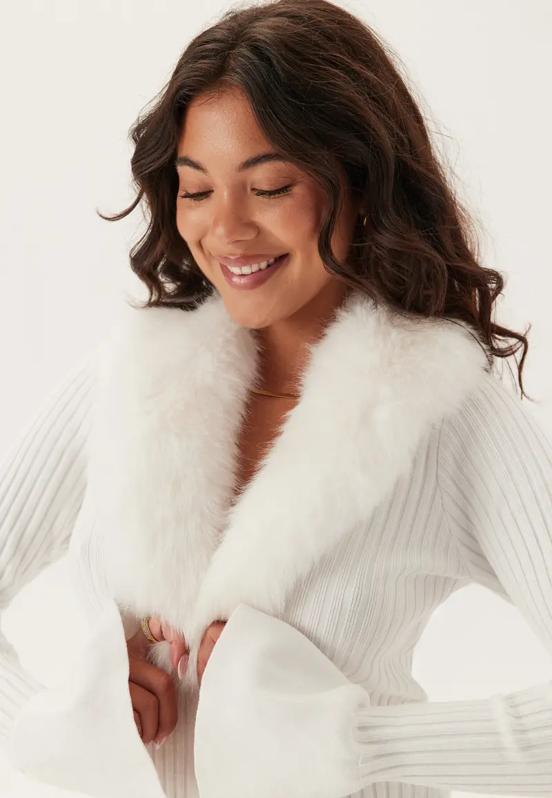 Faux Fur Cardigan