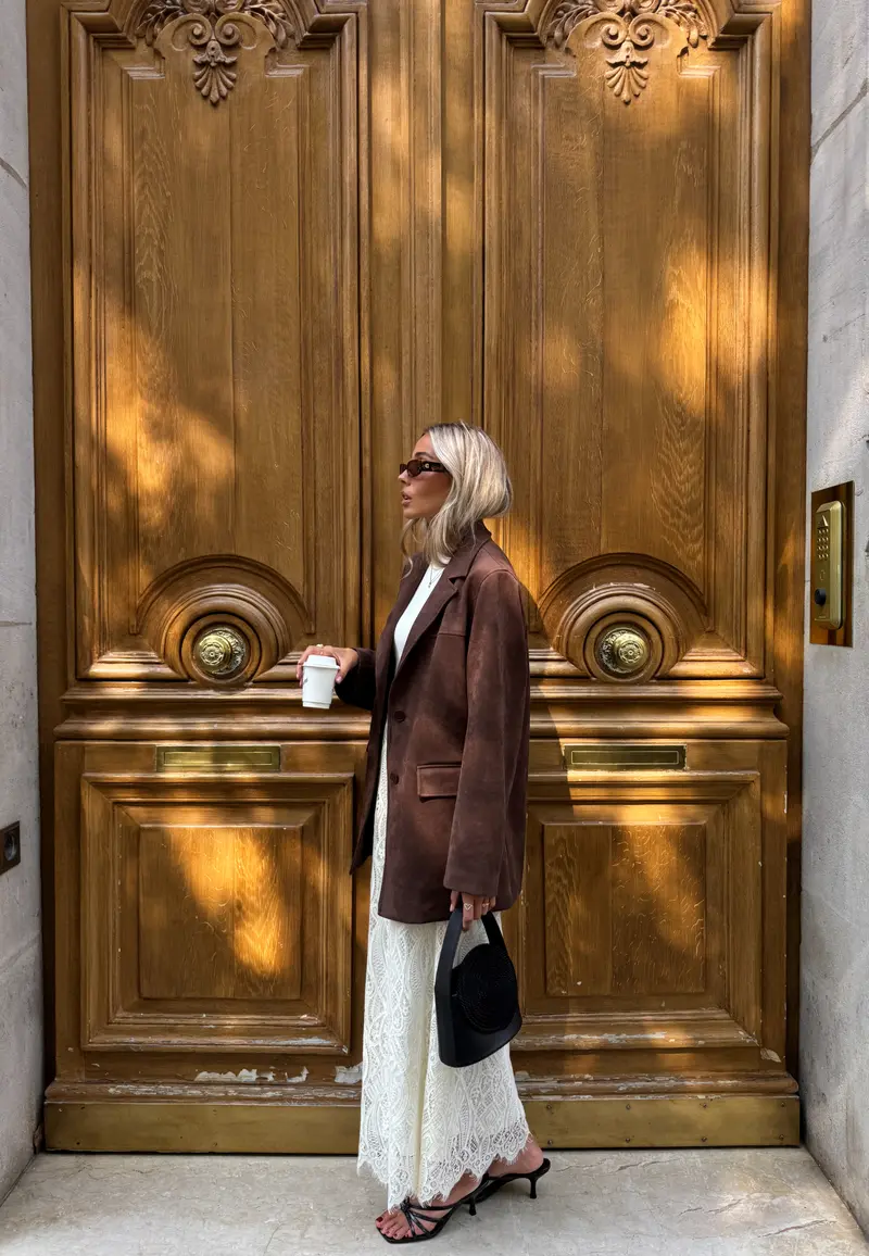 Faux Suede Jacket