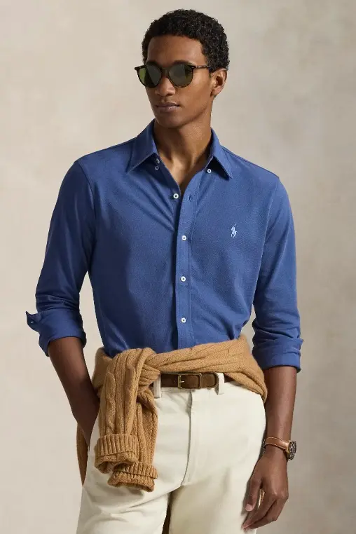 Featherweight Mesh Shirt Old Royal