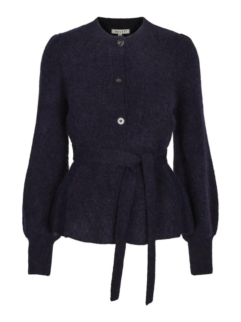 Feminine luxury cardigan Marineblå
