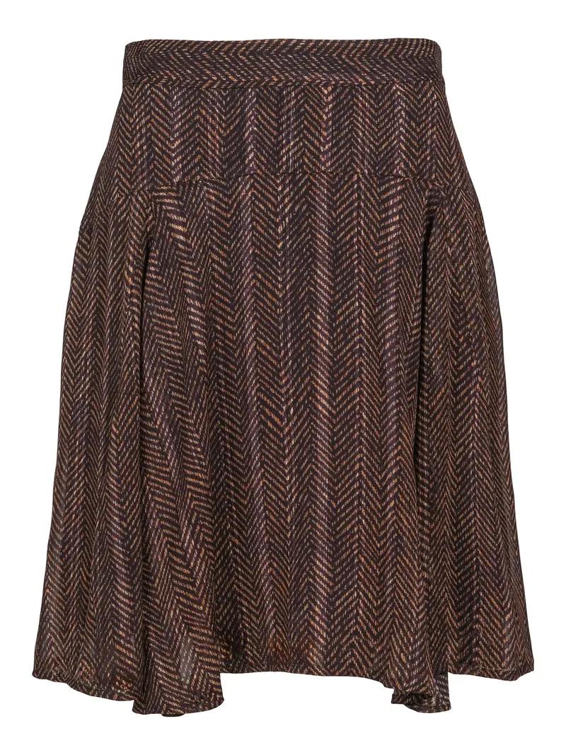 Feminine wide skirt Navy