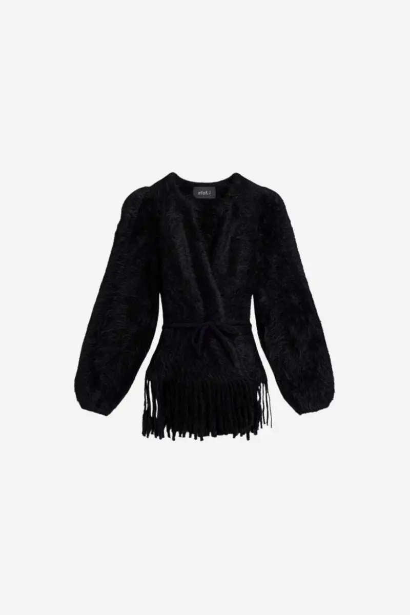 Fidele Chunky Cardigan Black