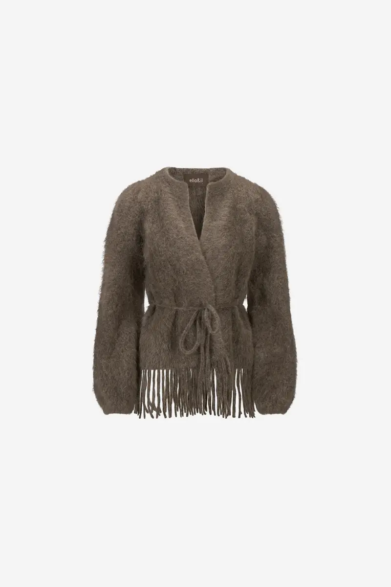 Fidele Chunky Cardigan Brown