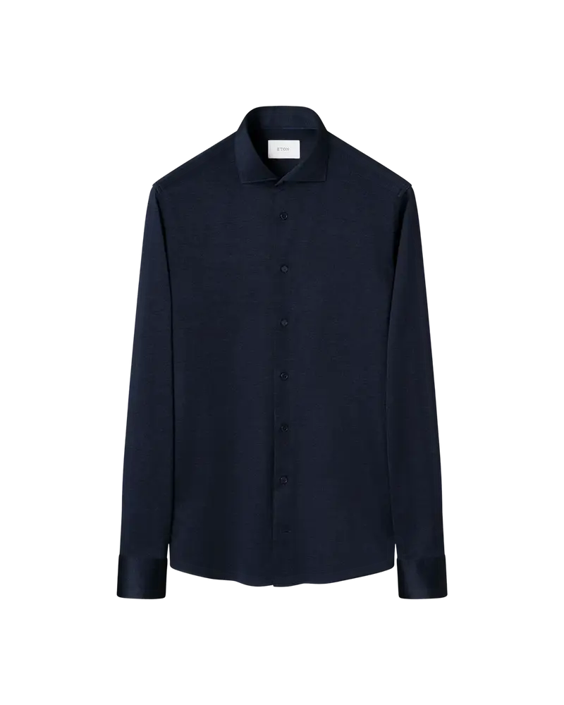 Filo di Scozia Jacquard Knit Shirt