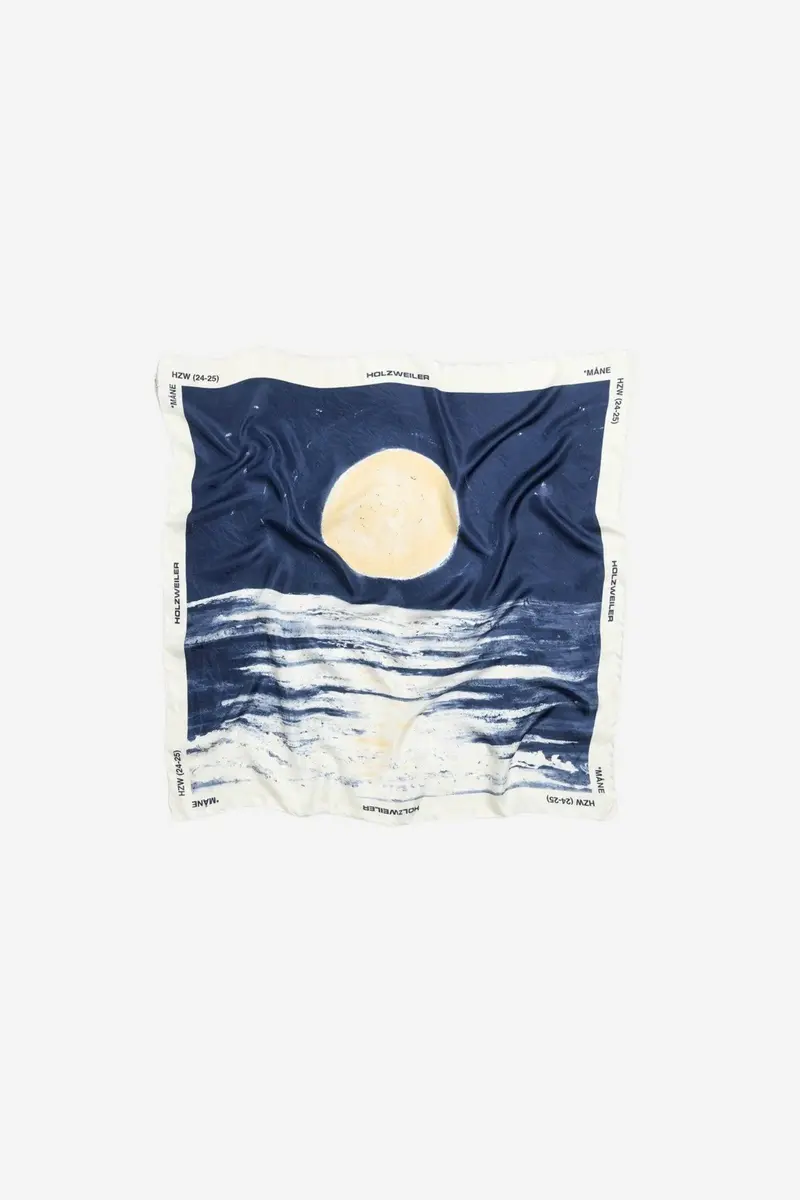 Fine Scarf Navy Mix