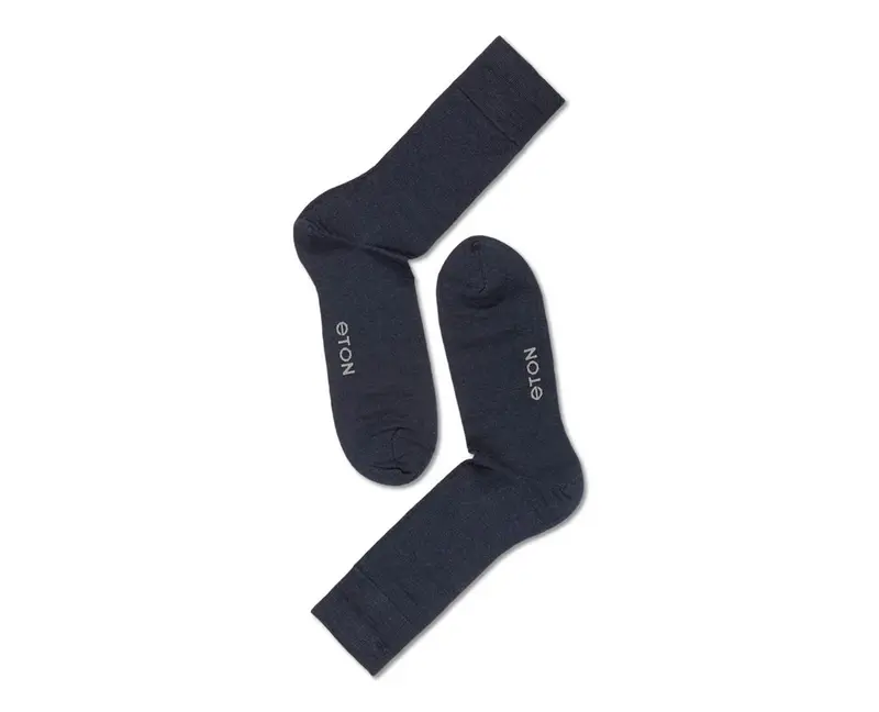 Fine Wool Plain Dk Blue 41-45