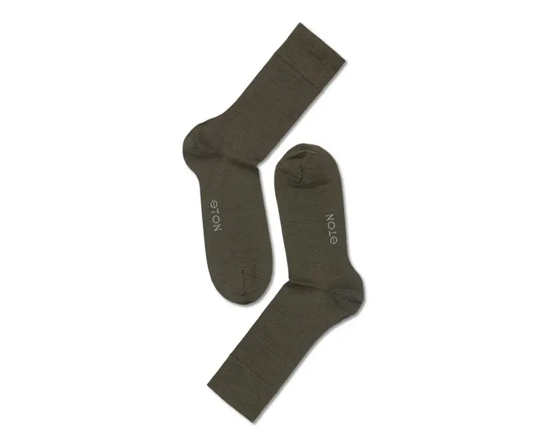 Fine Wool Plain Olive 41-45