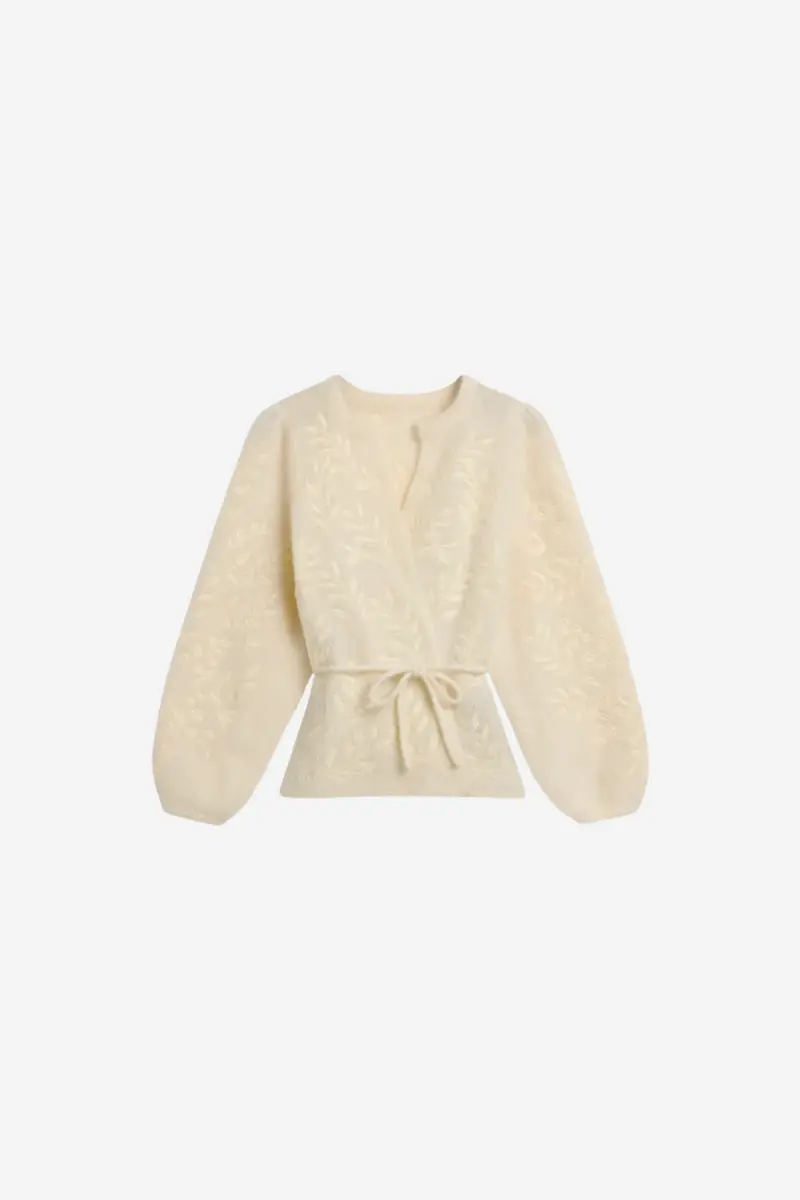 Fiola Chunky Cardigan Bright White
