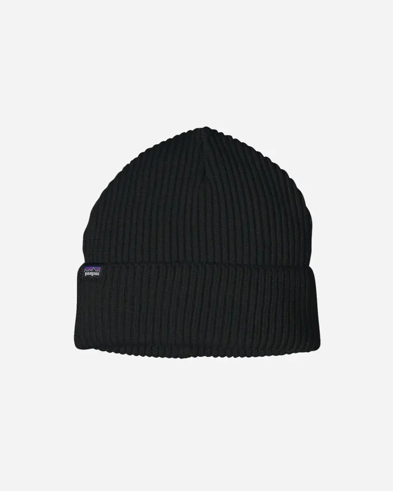 Fishermans Rolled Beanie - Black