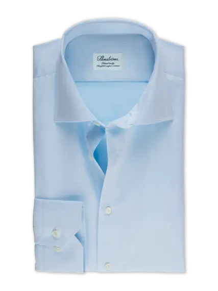FITTED BODY/77 RM CUFF LT BLUE