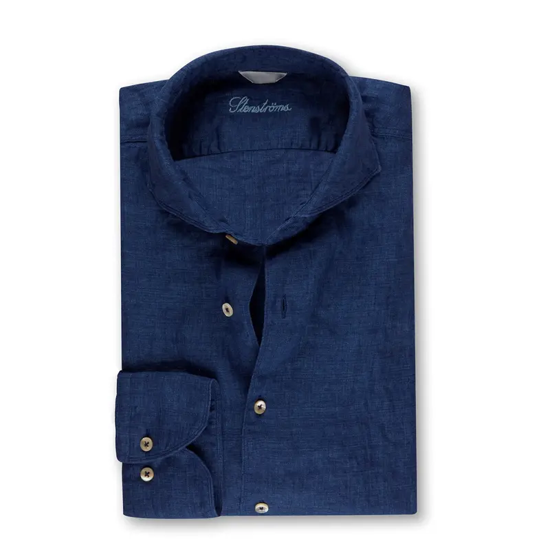 Fitted Body Linen Navy