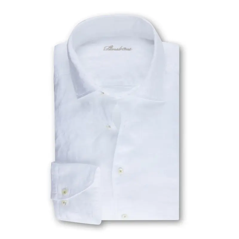 Fitted Body Linen White